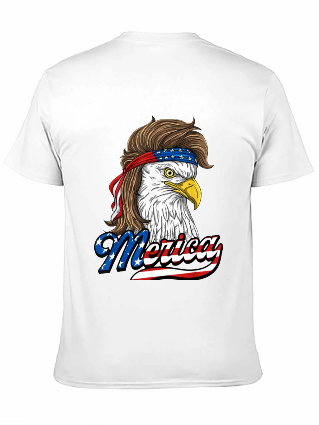 Patriotic Eagle Mullet T-Shirt