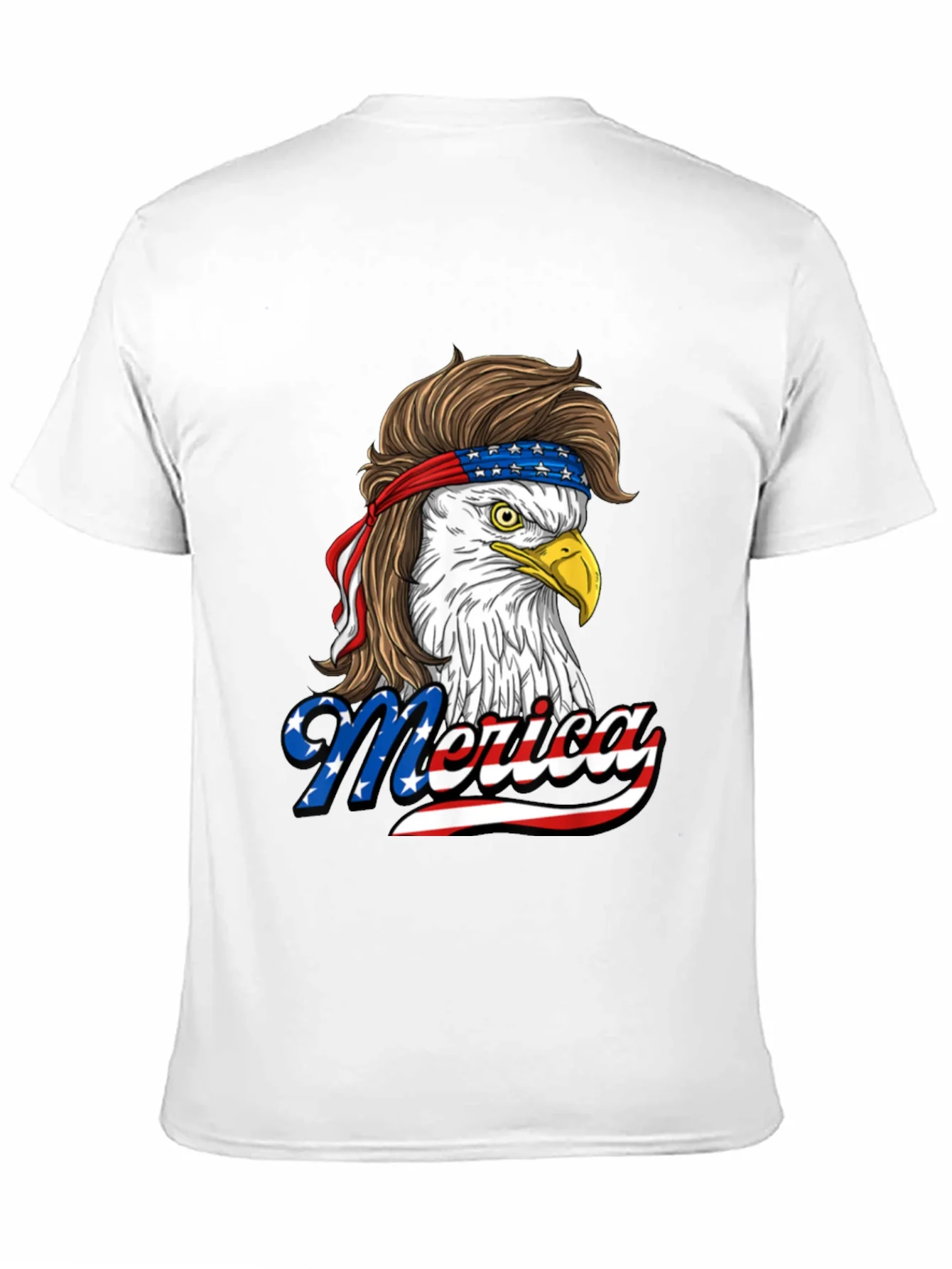 Patriotic Eagle Mullet T-Shirt