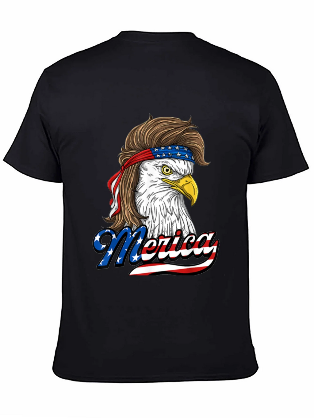 Patriotic Eagle Mullet T-Shirt
