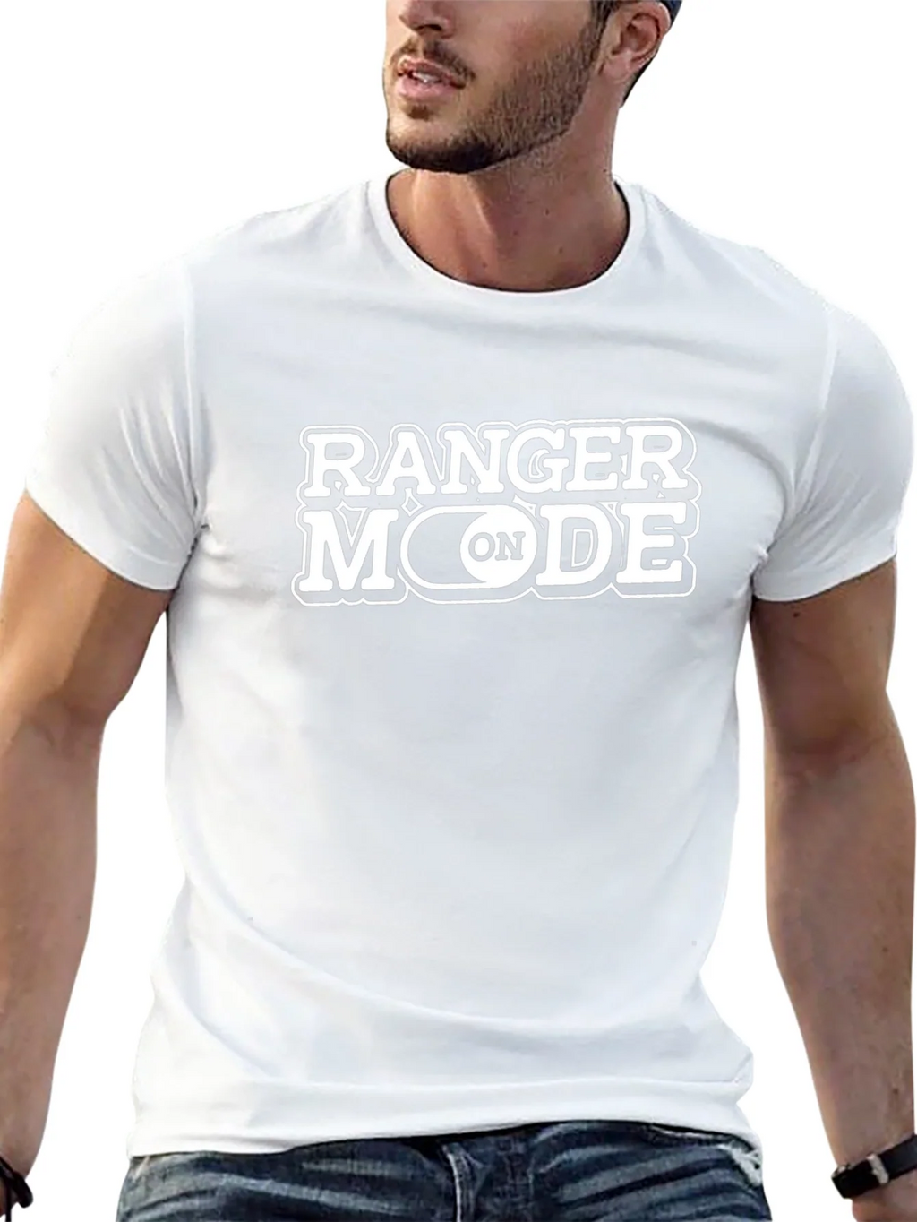 Ranger Mode ON Graphic Tee - Black