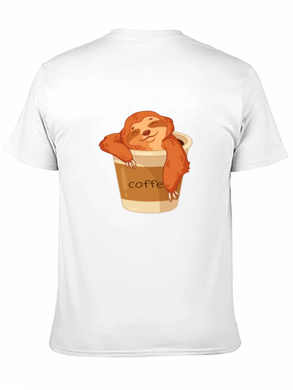 Sloth Coffee T-Shirt - Relaxed & Cute