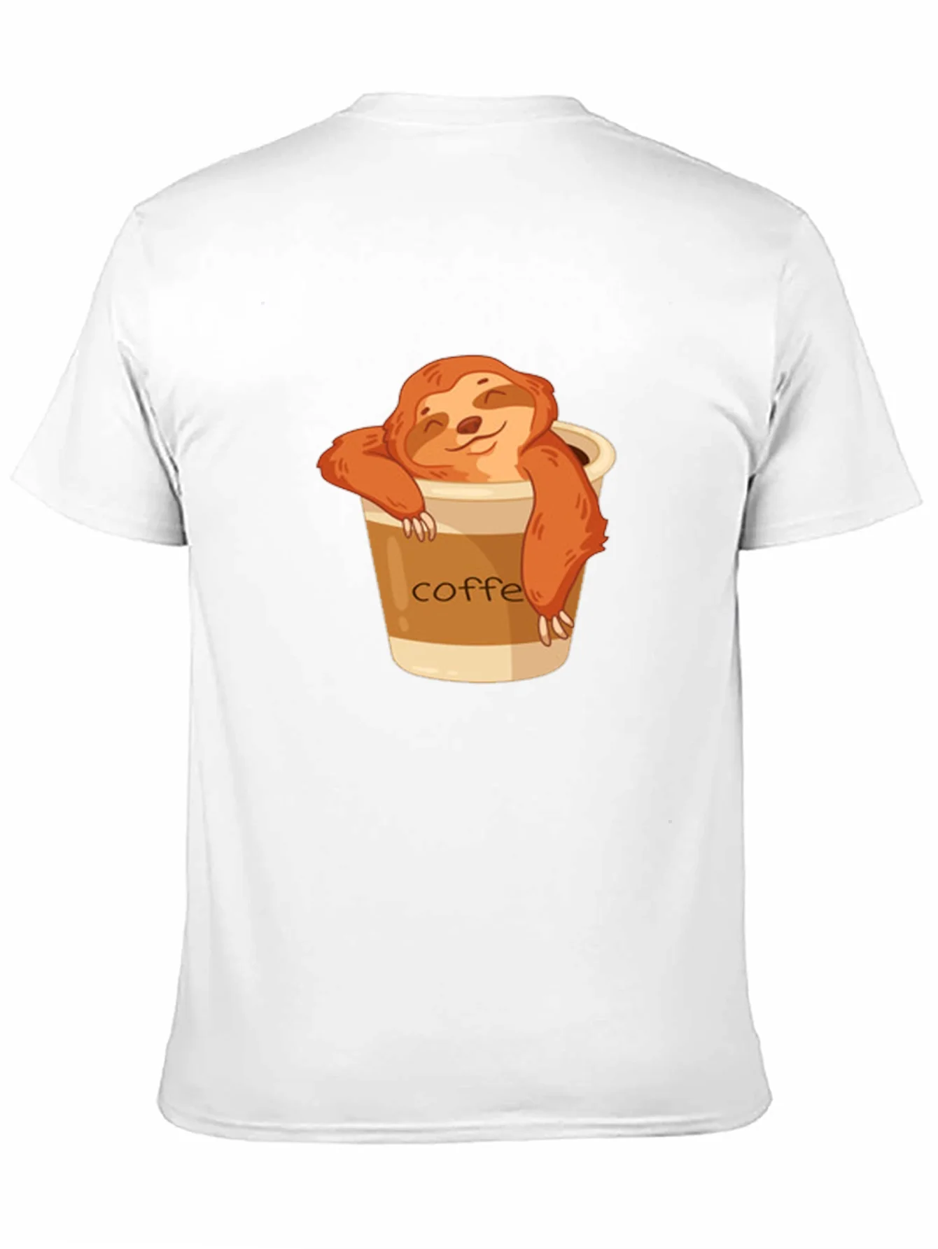 Sloth Coffee T-Shirt - Relaxed & Cute