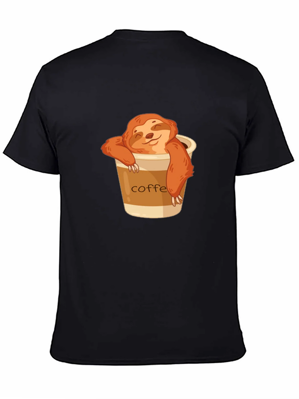 Sloth Coffee T-Shirt - Relaxed & Cute