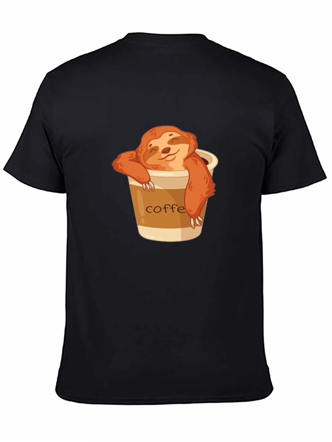 Sloth Coffee T-Shirt - Relaxed & Cute