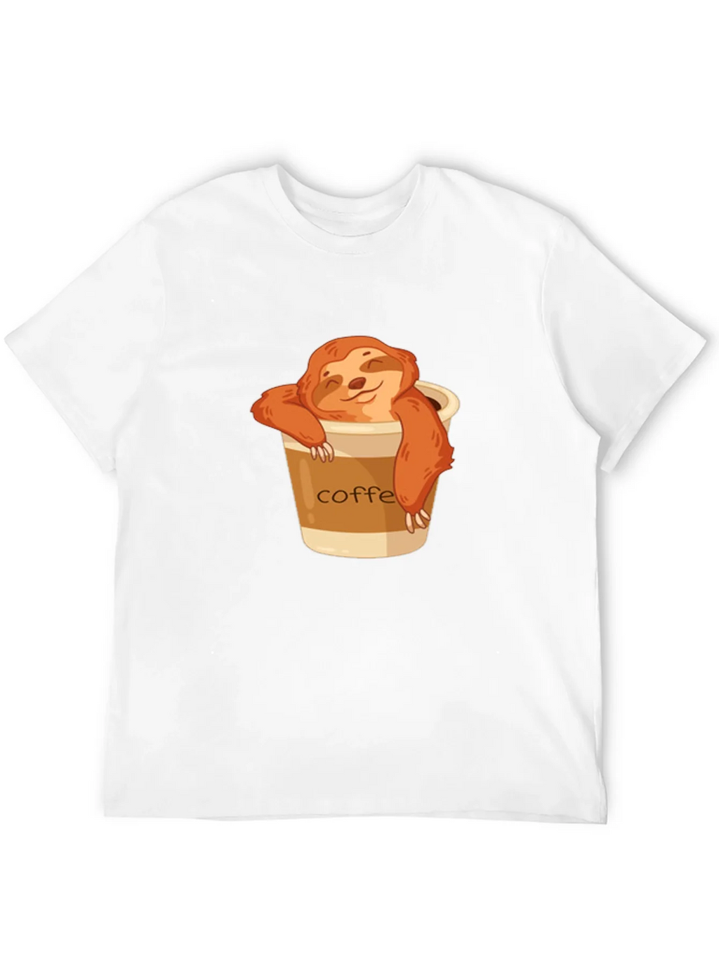 Sloth Coffee T-Shirt - Relaxed & Cute
