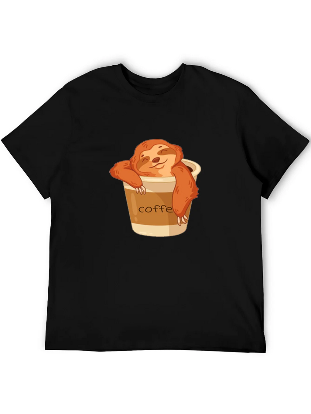 Sloth Coffee T-Shirt - Relaxed & Cute