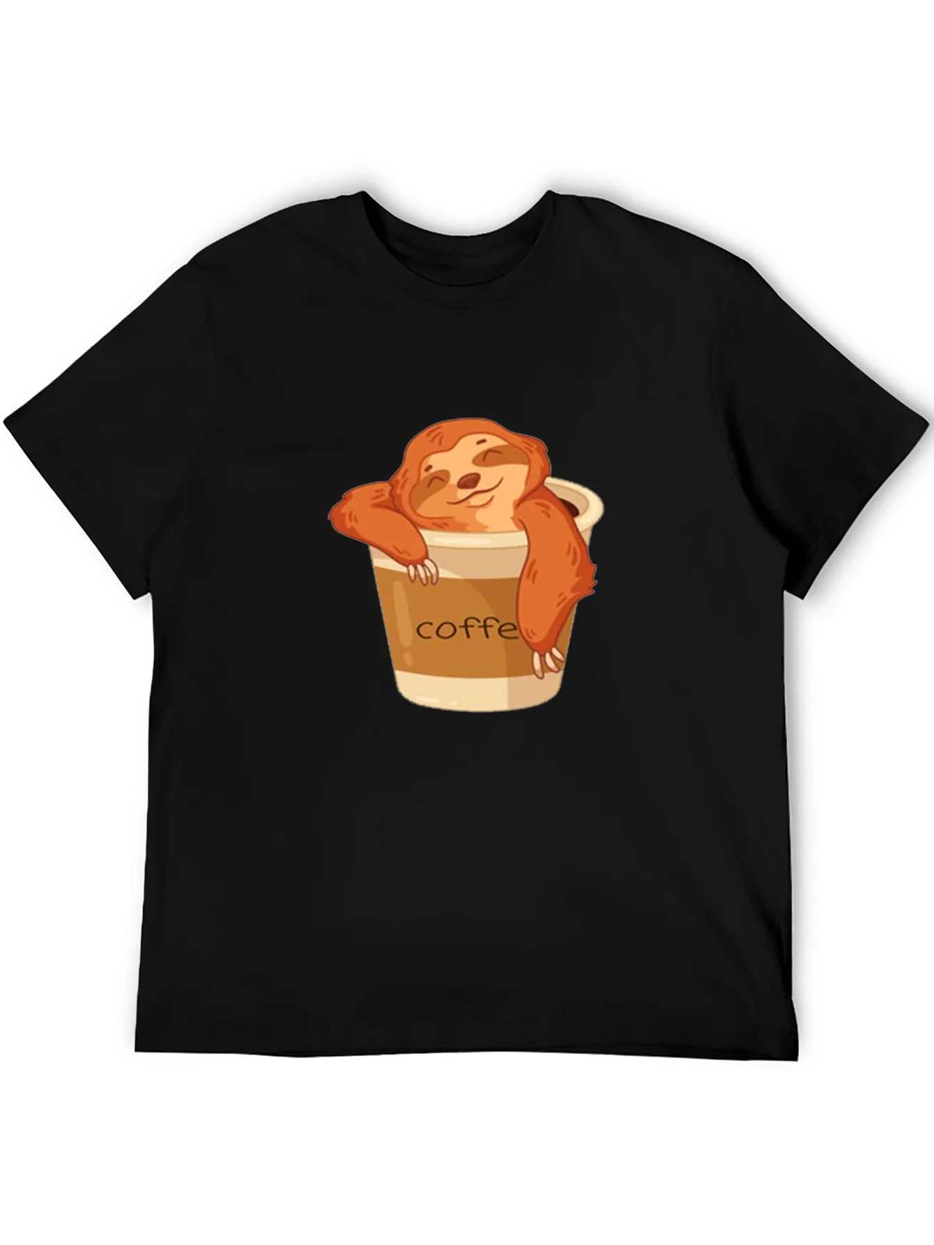 Sloth Coffee T-Shirt - Relaxed & Cute
