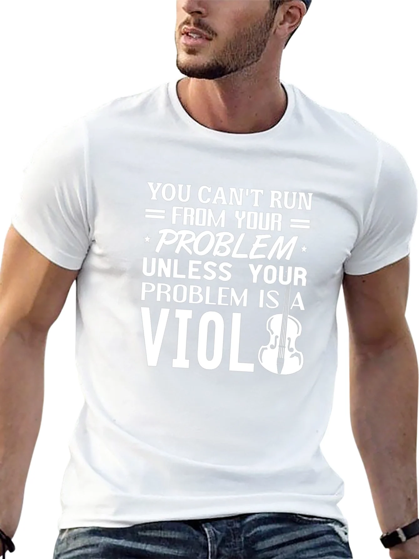 Violin Problem T-Shirt: Funny Music Lover Tee