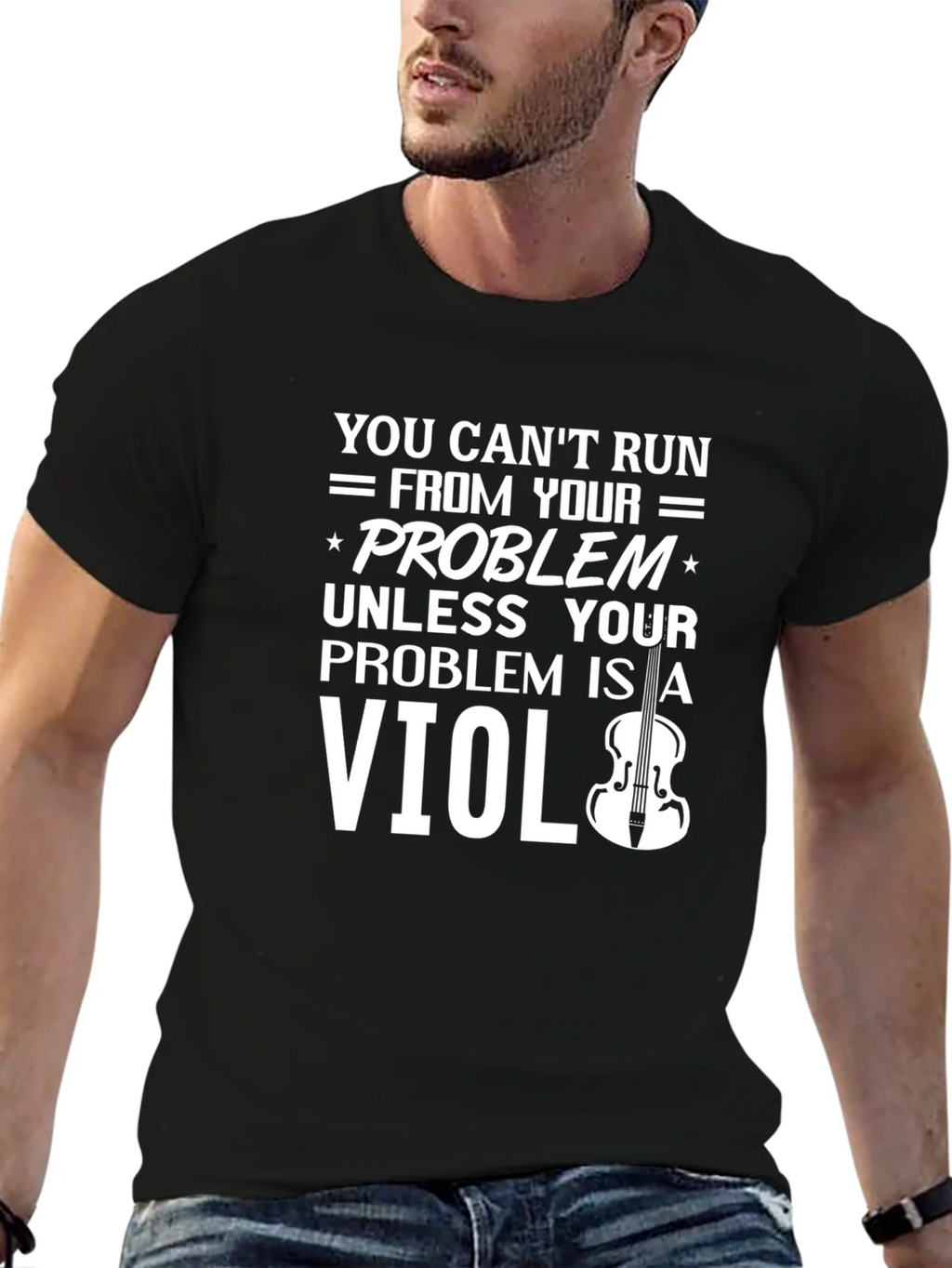 Violin Problem T-Shirt: Funny Music Lover Tee