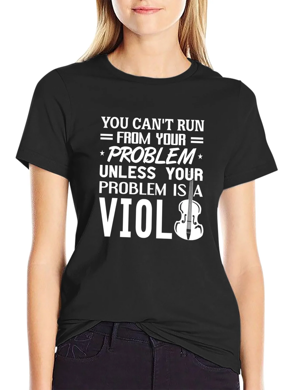 Violin Problem T-Shirt: Funny Music Lover Tee