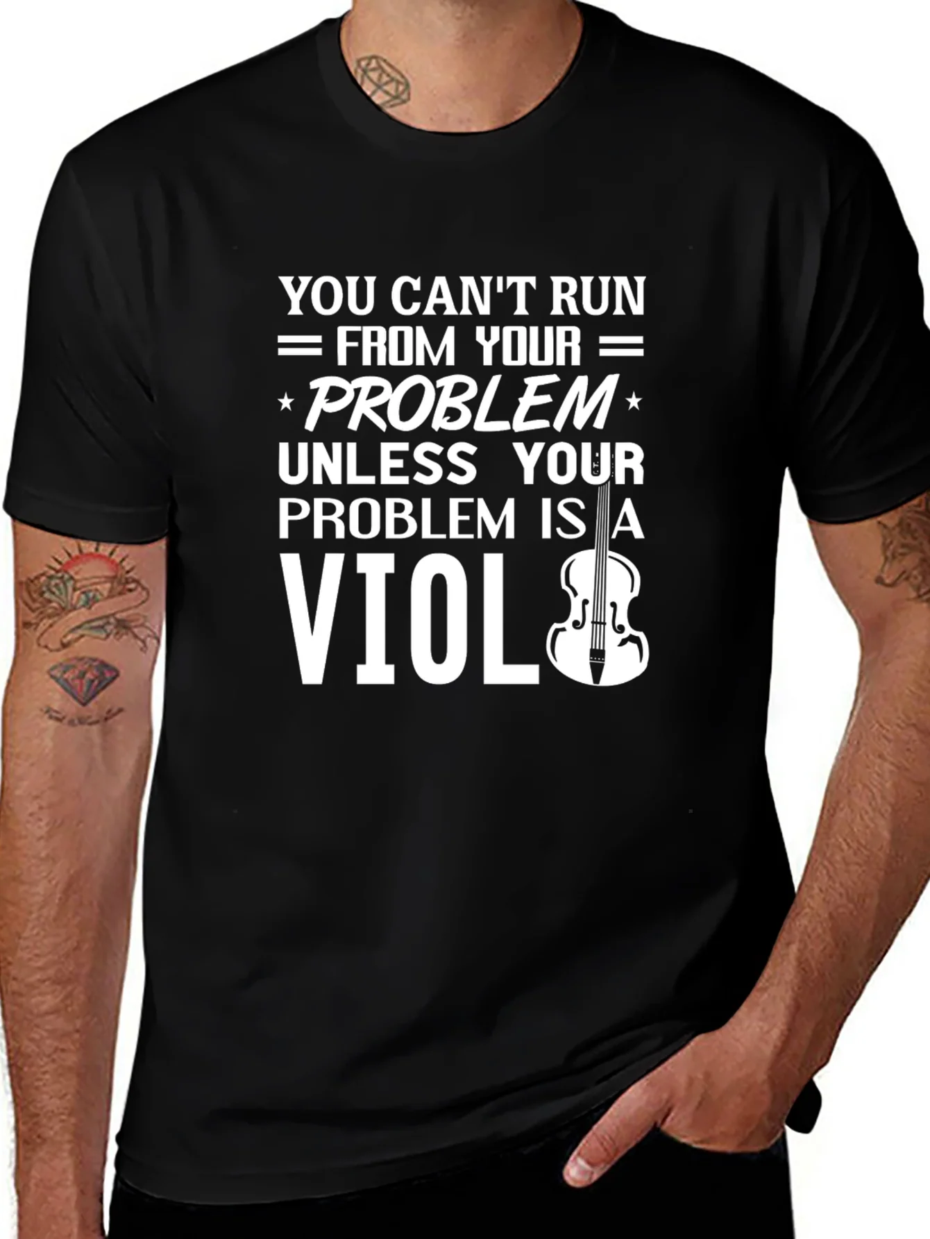 Violin Problem T-Shirt: Funny Music Lover Tee