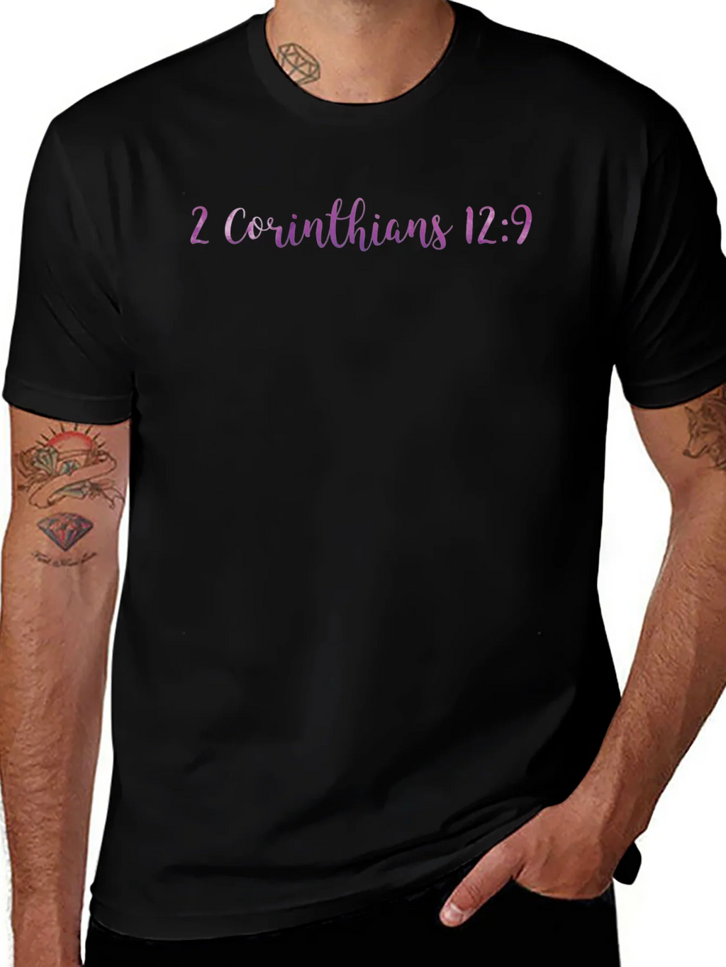 2 Corinthians 12:9 Graphic T-Shirt