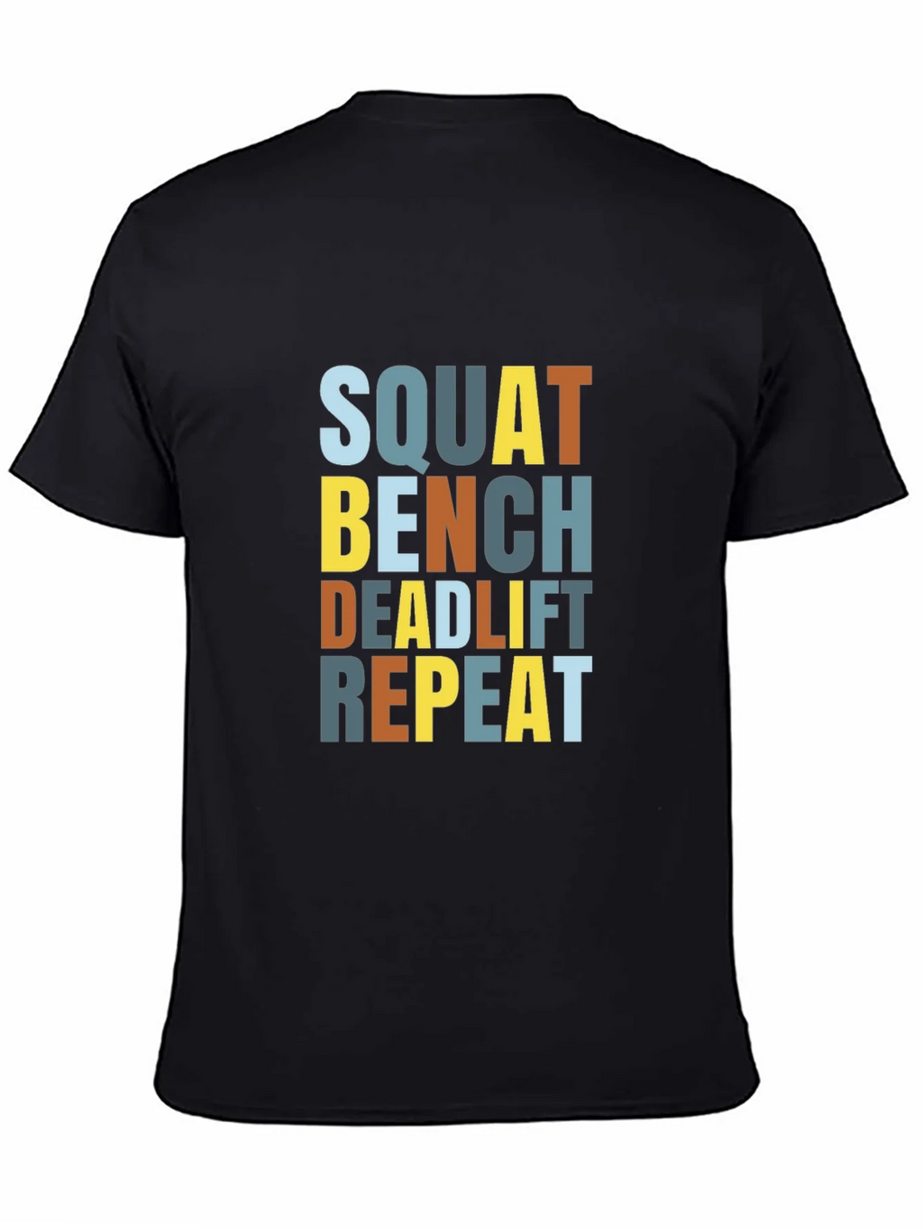 Squat Bench Deadlift Repeat Graphic Tee
