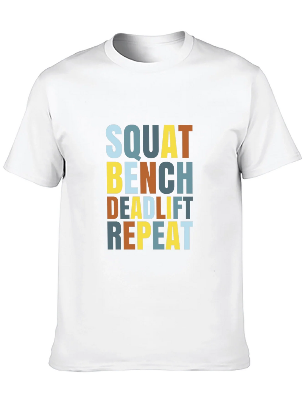 Squat Bench Deadlift Repeat Graphic Tee