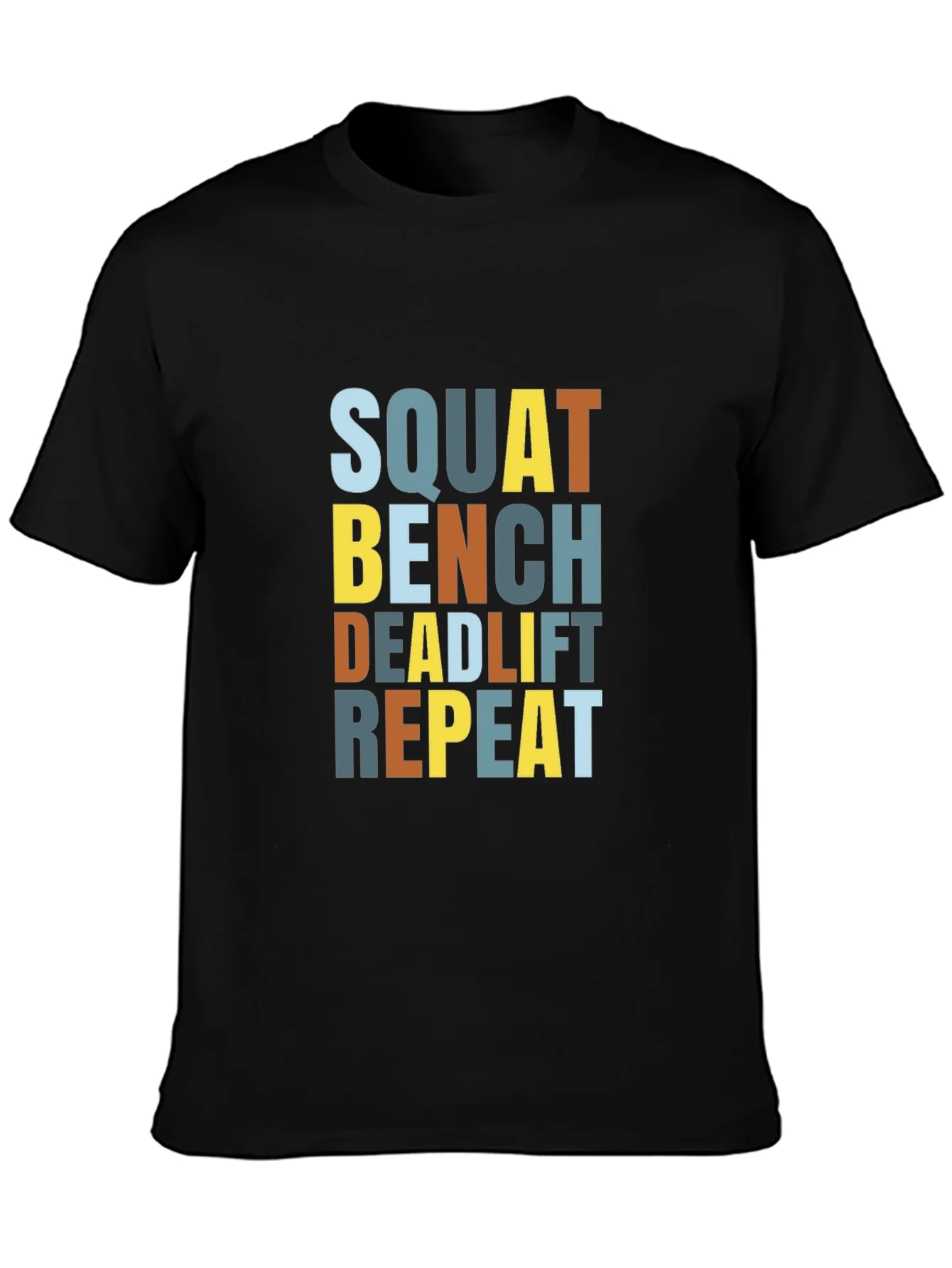 Squat Bench Deadlift Repeat Graphic Tee