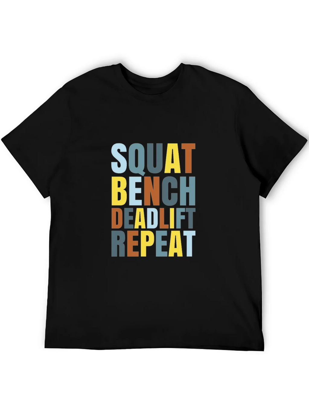 Squat Bench Deadlift Repeat Graphic Tee