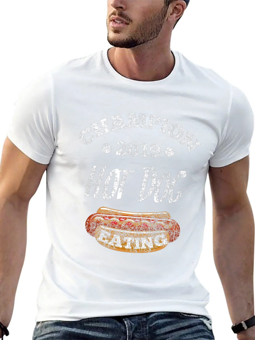 Champion 2019 Hot Dog Eating T-Shirt
