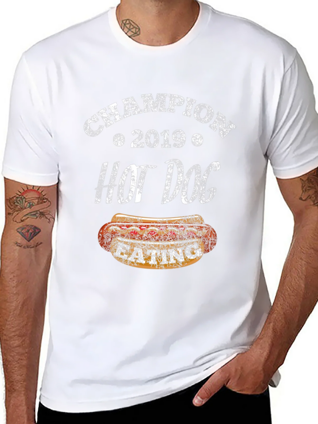 Champion 2019 Hot Dog Eating T-Shirt