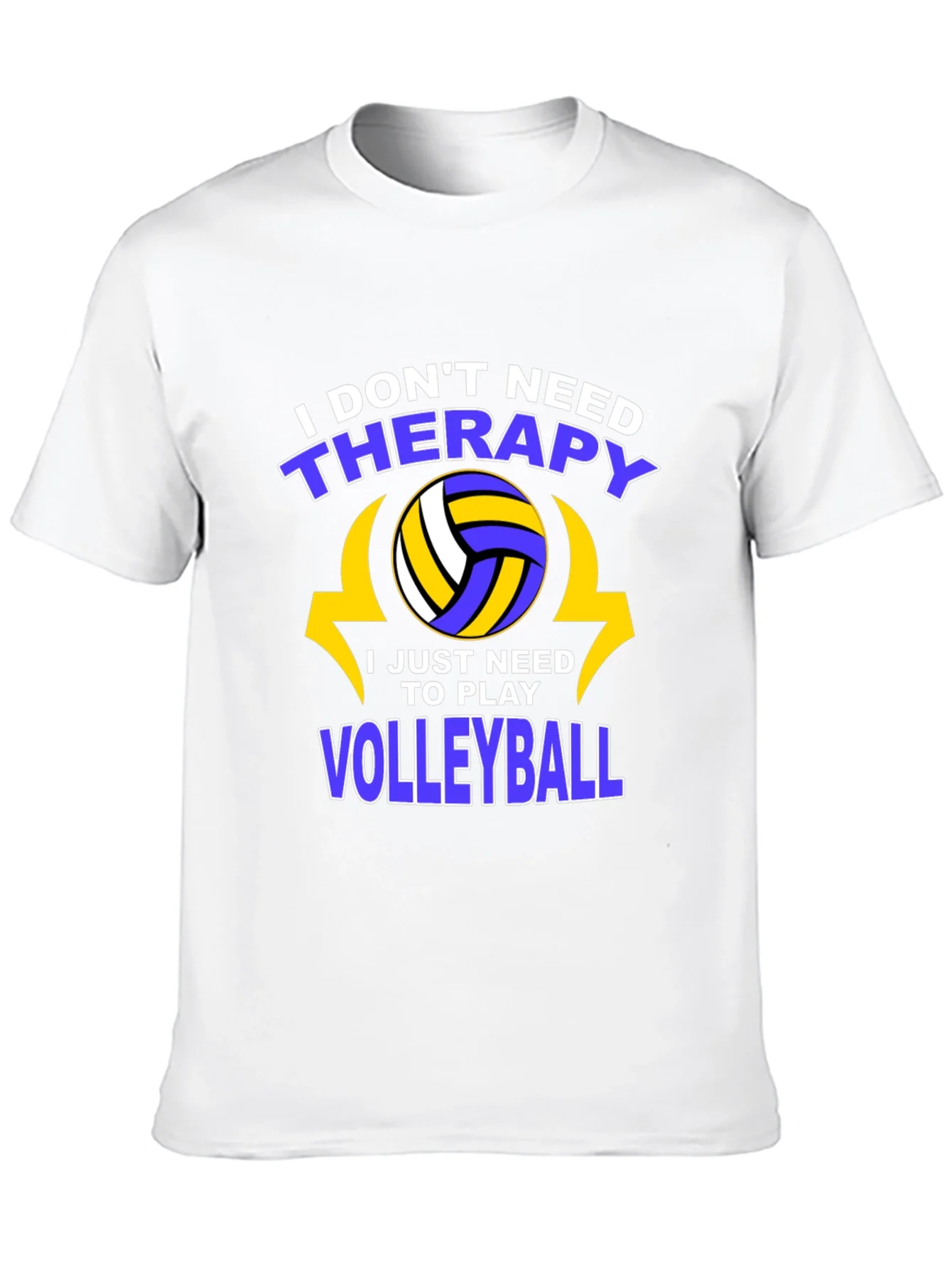 Volleyball Therapy T-Shirt - Play More Stress Less!