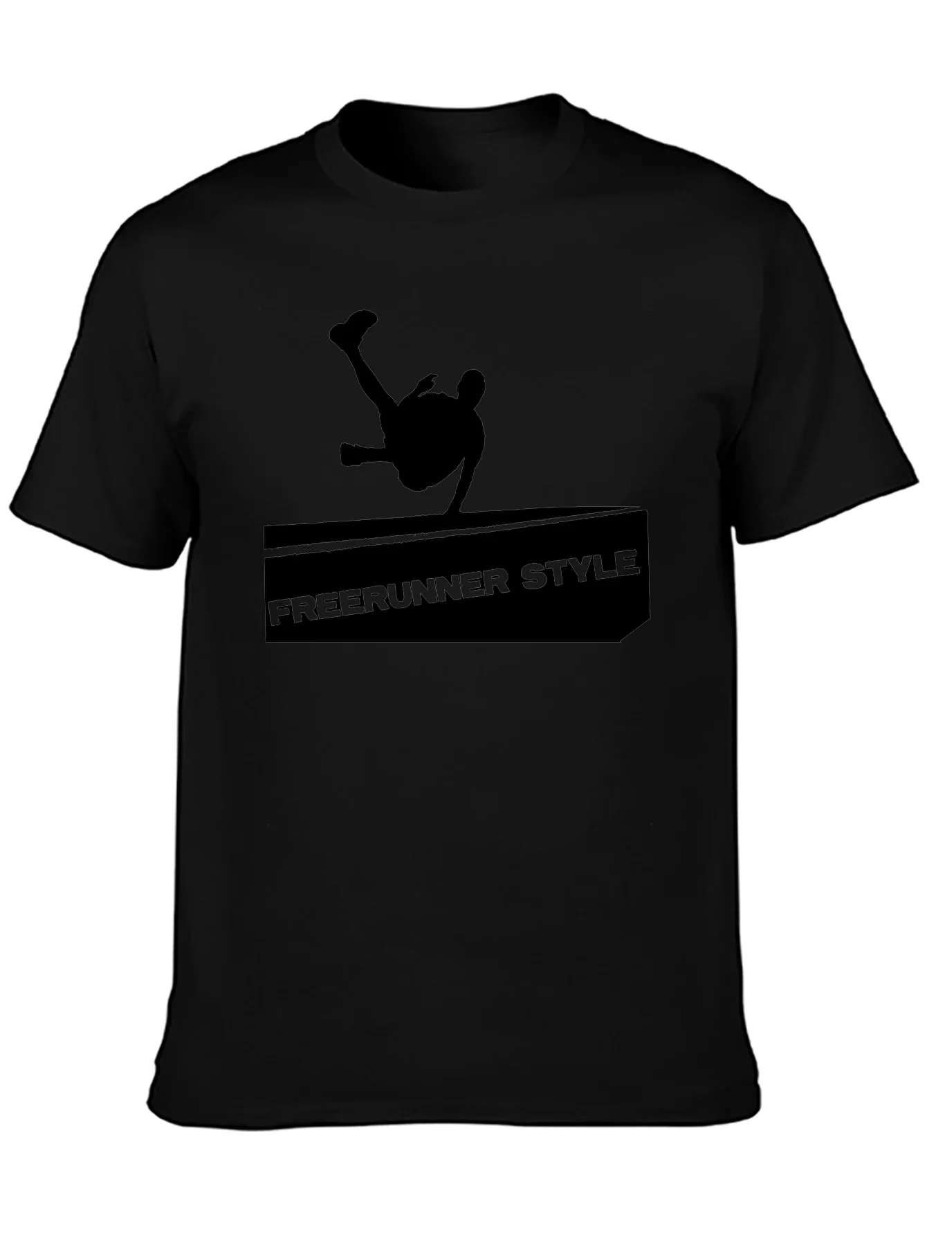 Freerunner Style Black Graphic Tee