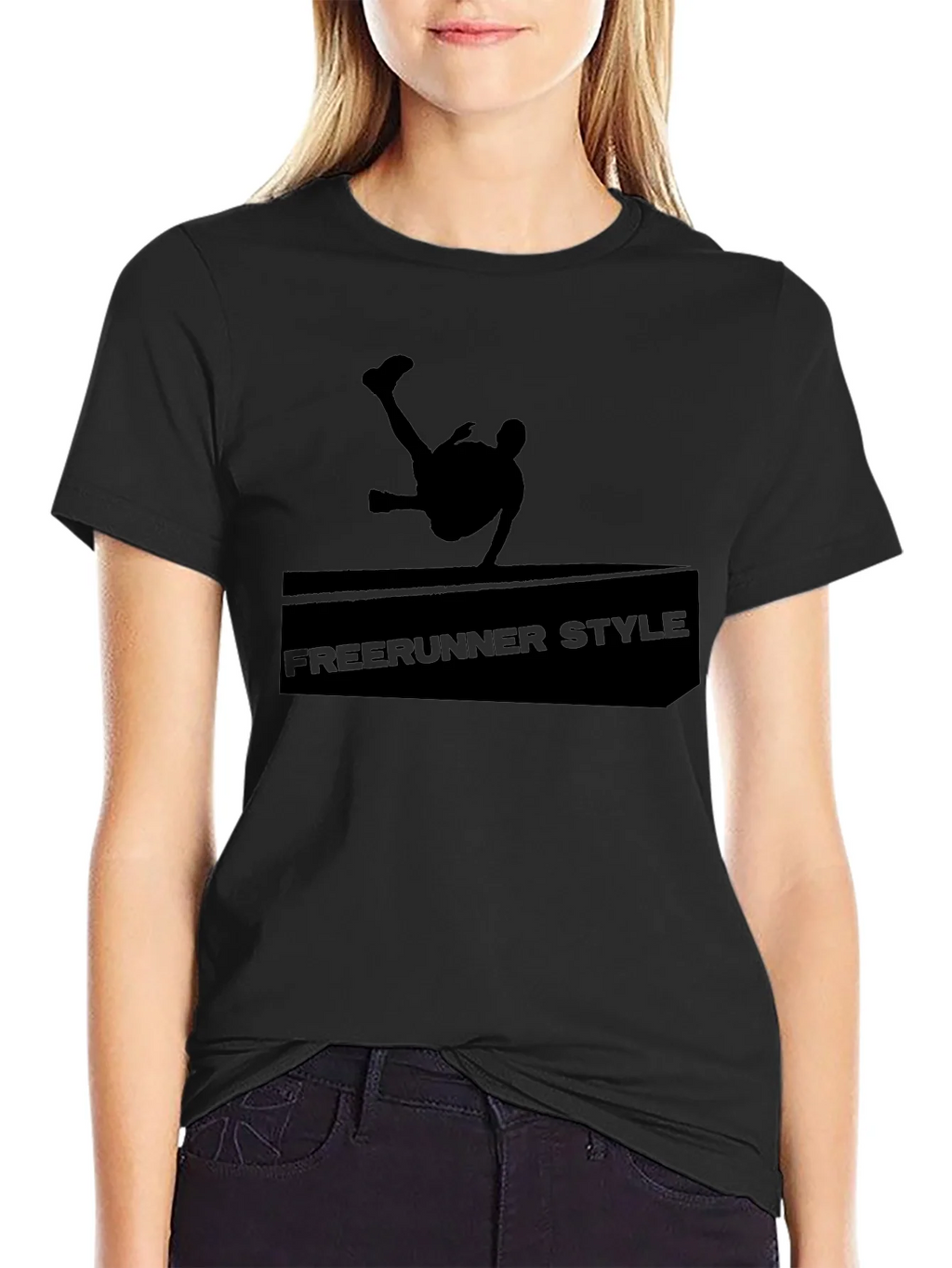 Freerunner Style Black Graphic Tee