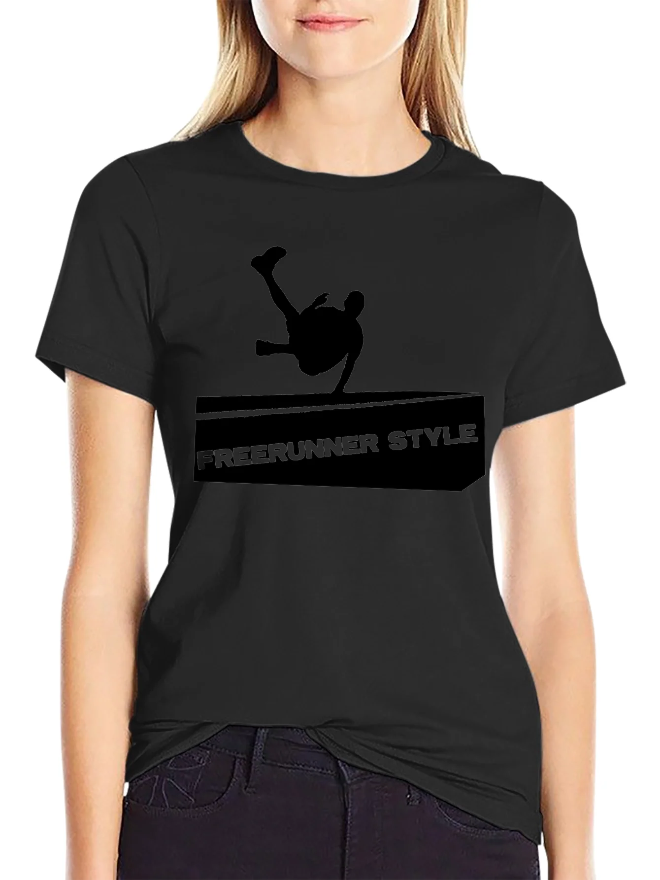 Freerunner Style Black Graphic Tee