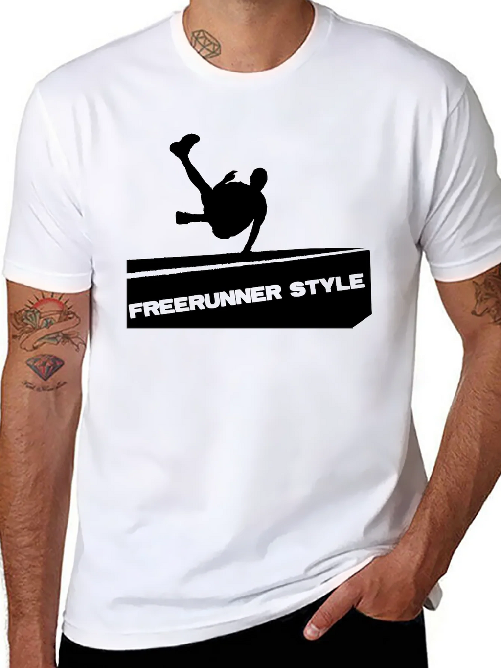 Freerunner Style Black Graphic Tee