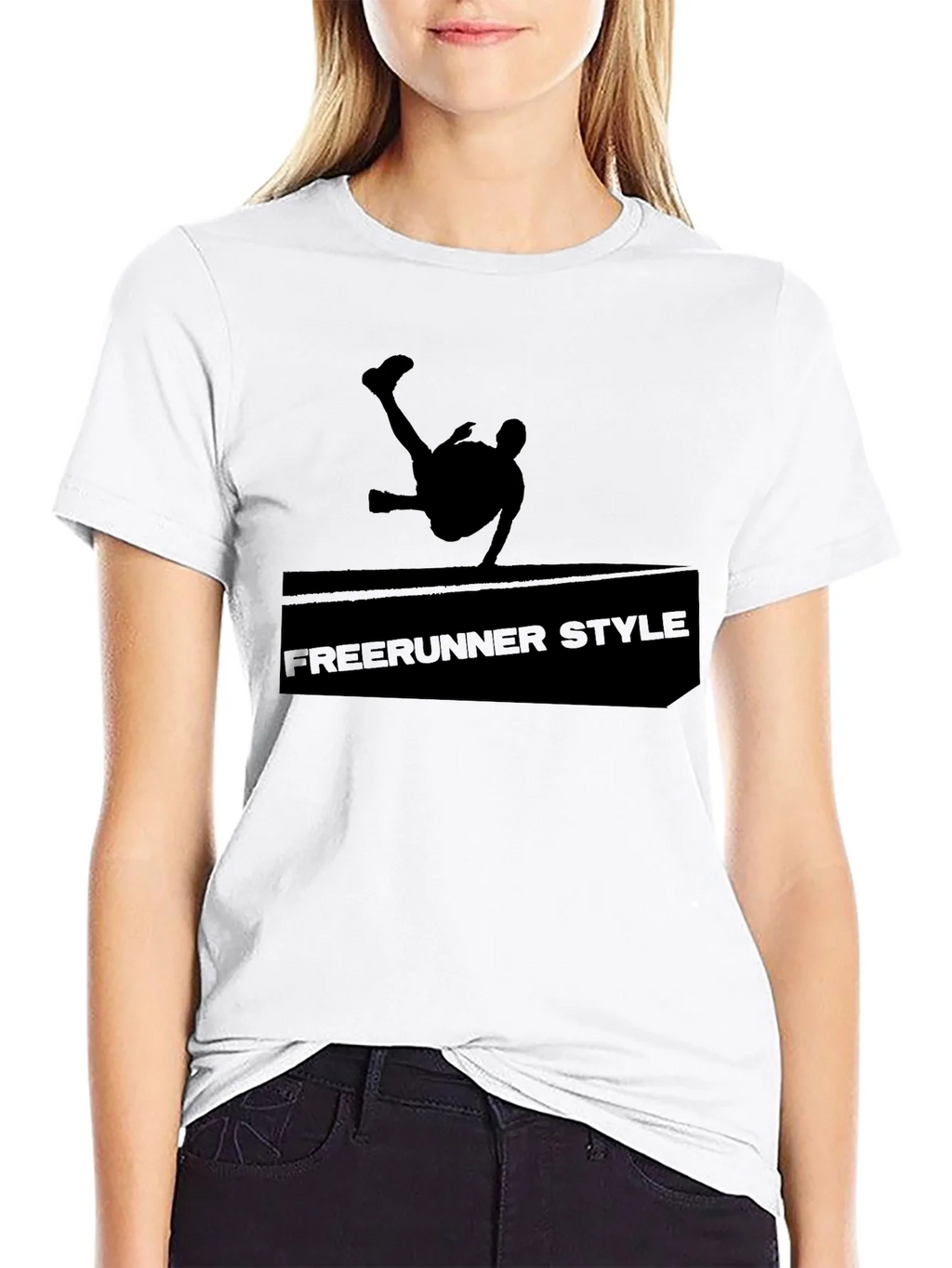 Freerunner Style Black Graphic Tee