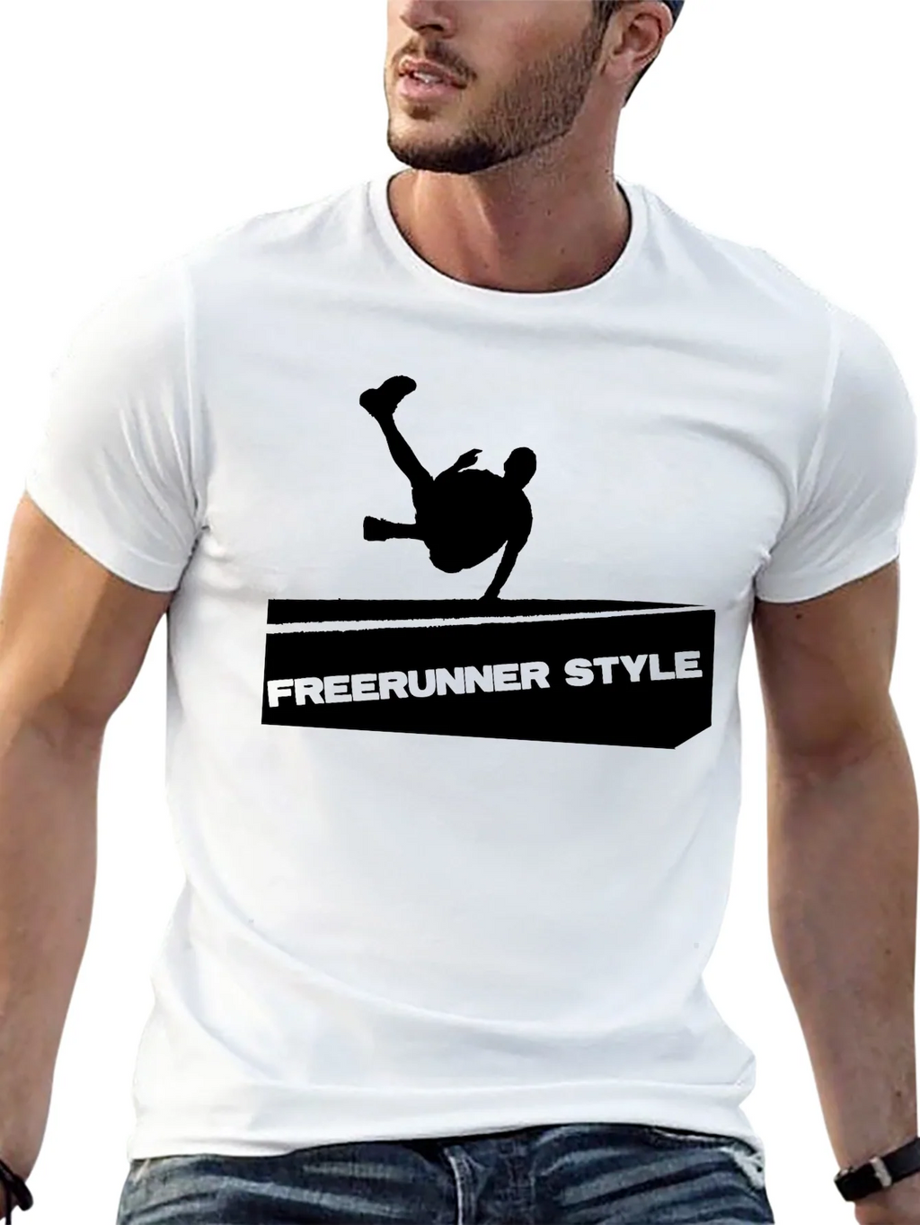 Freerunner Style Black Graphic Tee