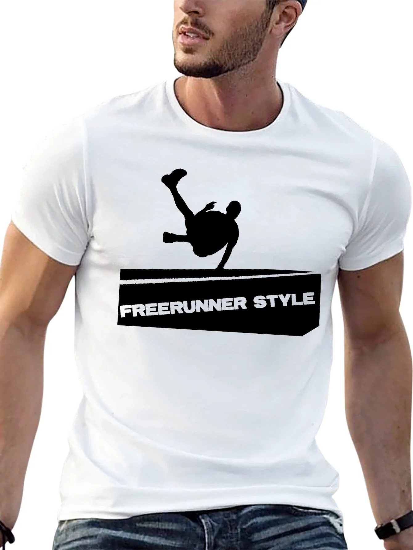 Freerunner Style Black Graphic Tee