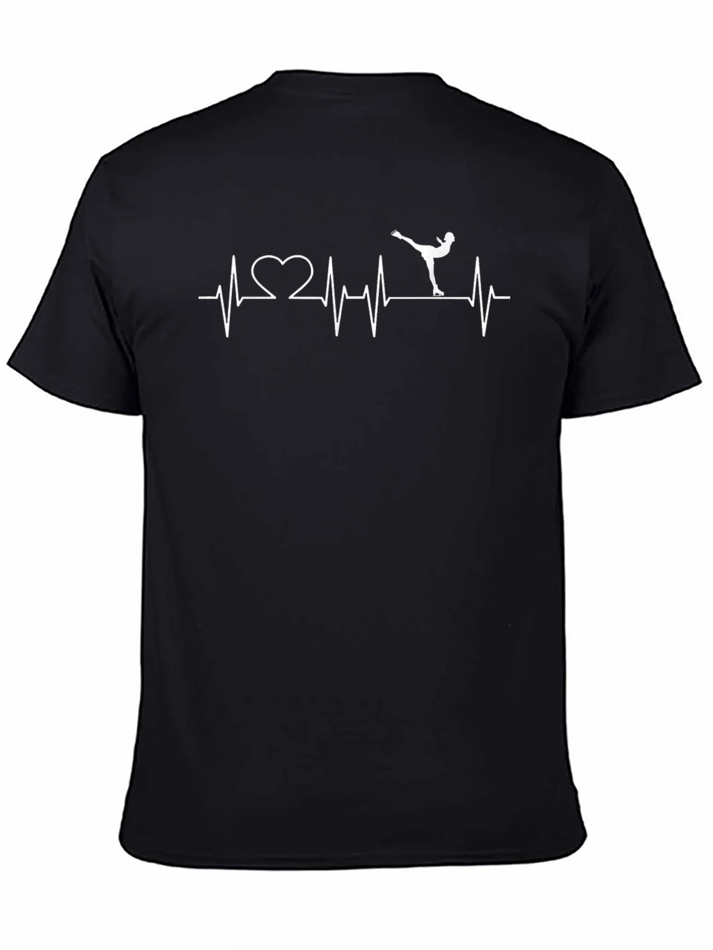 Figure Skating Heartbeat T-Shirt