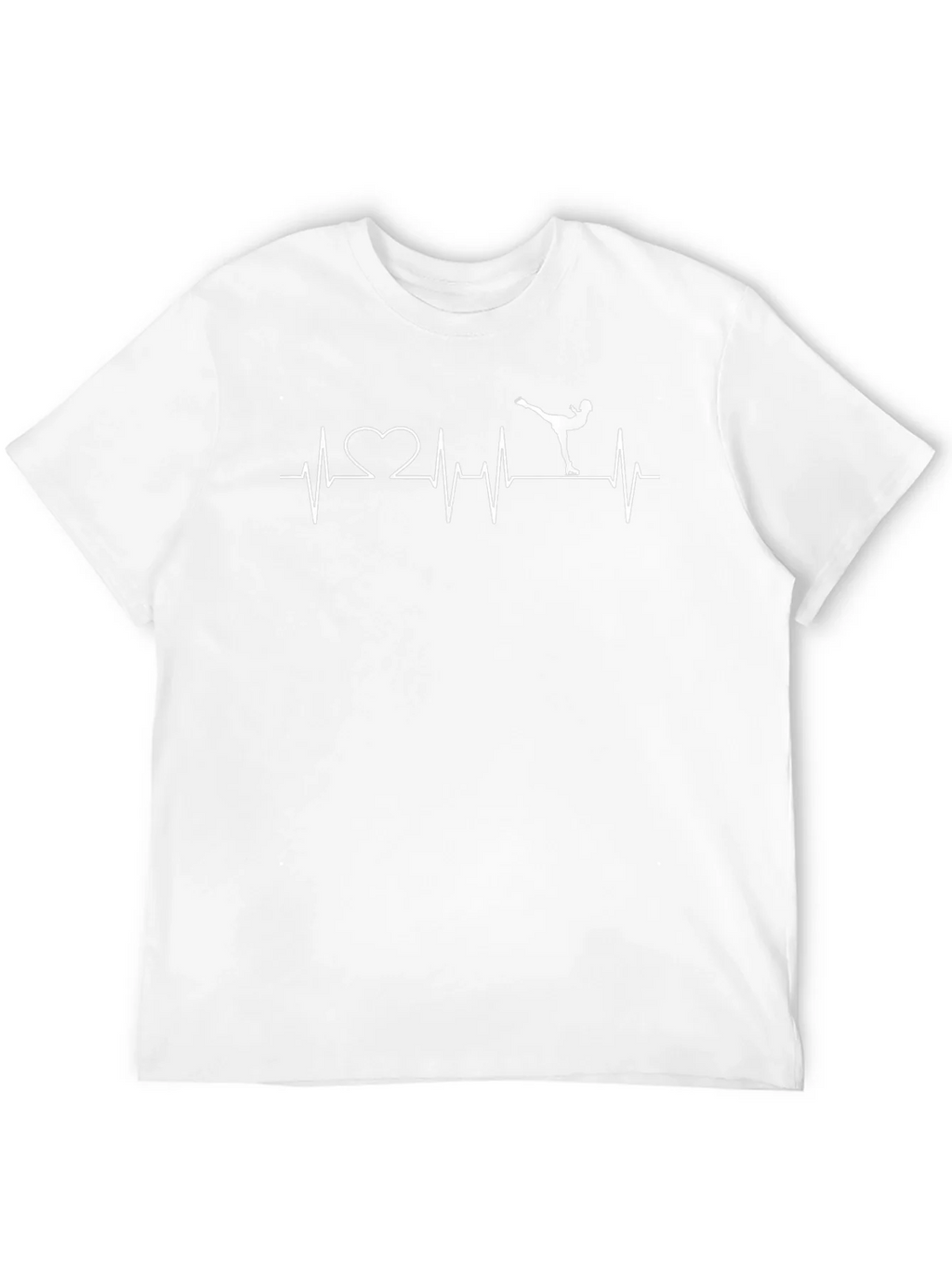 Figure Skating Heartbeat T-Shirt