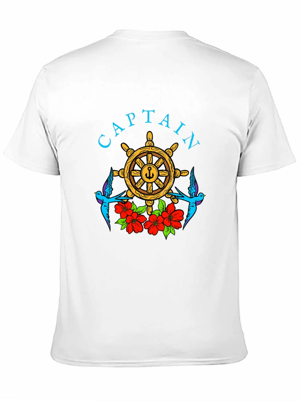 Captain Wheel Floral Graphic Tee