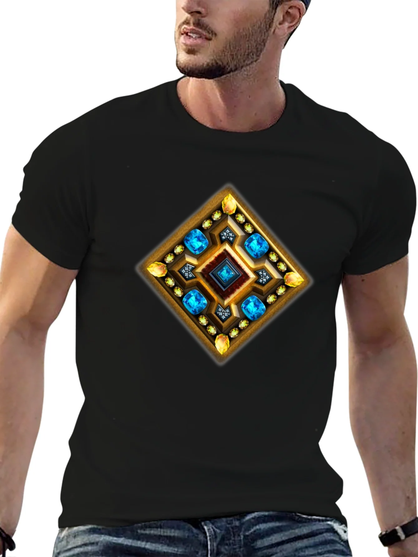 Gemstone Diamond Graphic T-Shirt