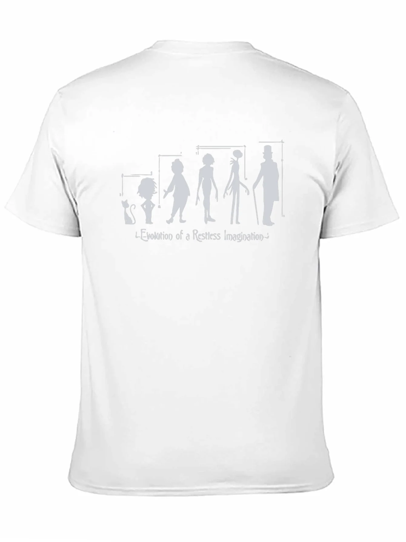 Evolution of Imagination Black Graphic T-Shirt
