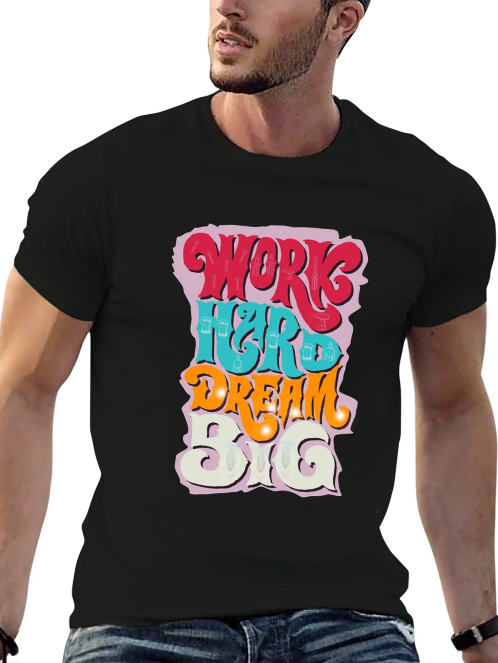 Work Hard Dream Big Graphic Tee