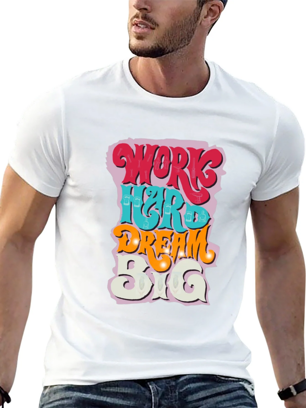 Work Hard Dream Big Graphic Tee