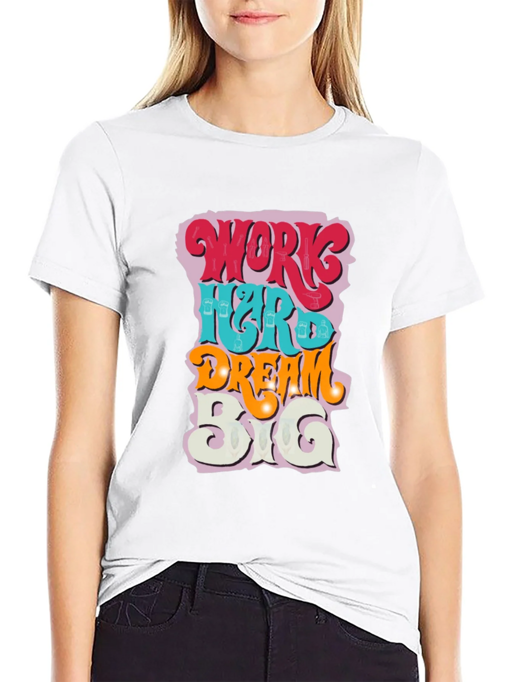Work Hard Dream Big Graphic Tee