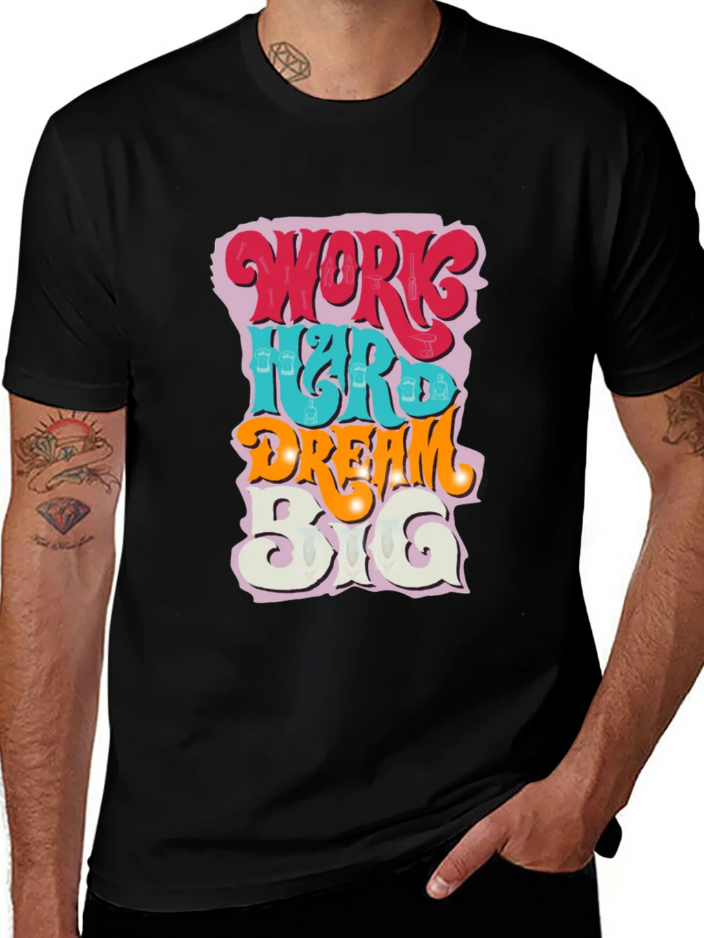 Work Hard Dream Big Graphic Tee