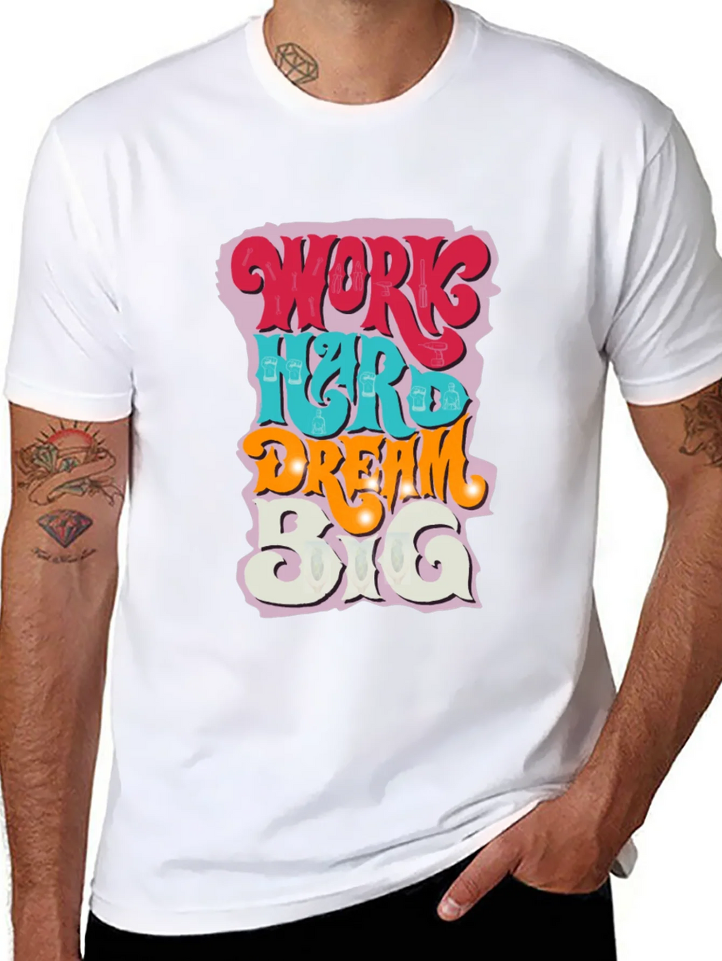 Work Hard Dream Big Graphic Tee