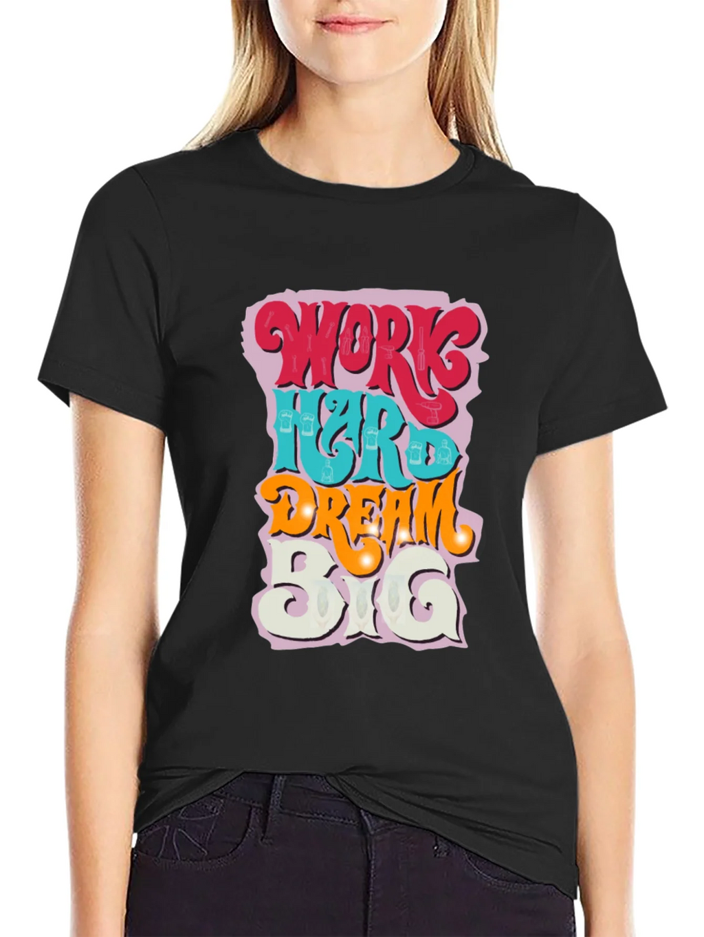 Work Hard Dream Big Graphic Tee