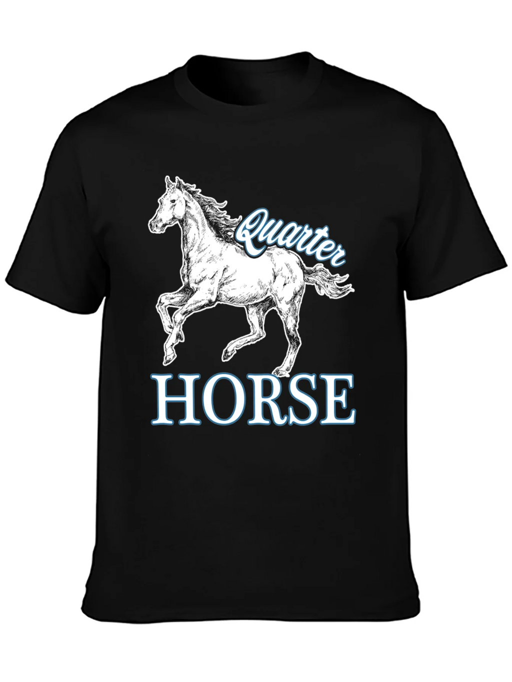 Quarter Horse Graphic T-Shirt - Black