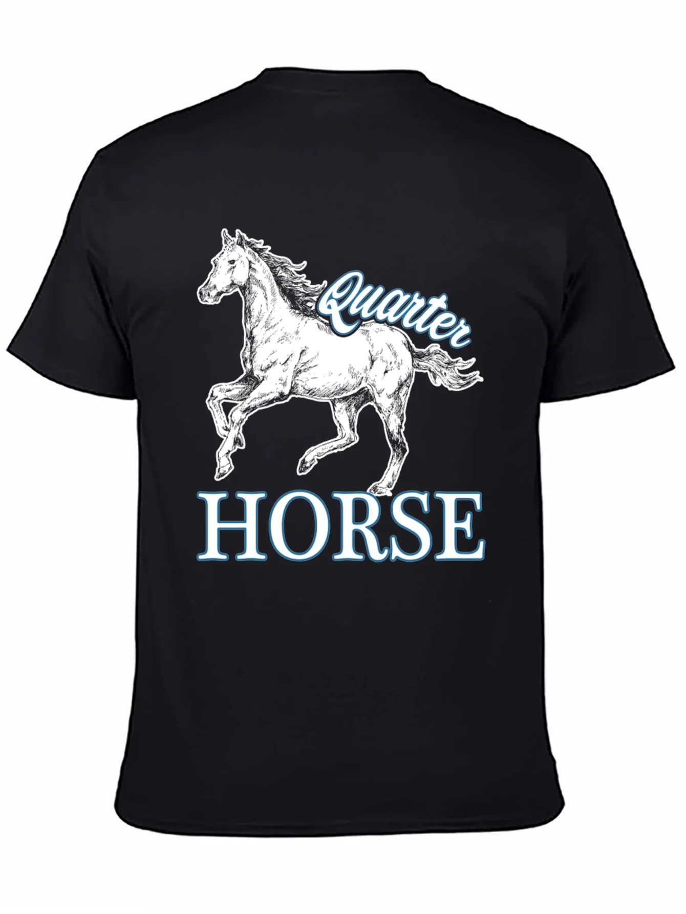 Quarter Horse Graphic T-Shirt - Black