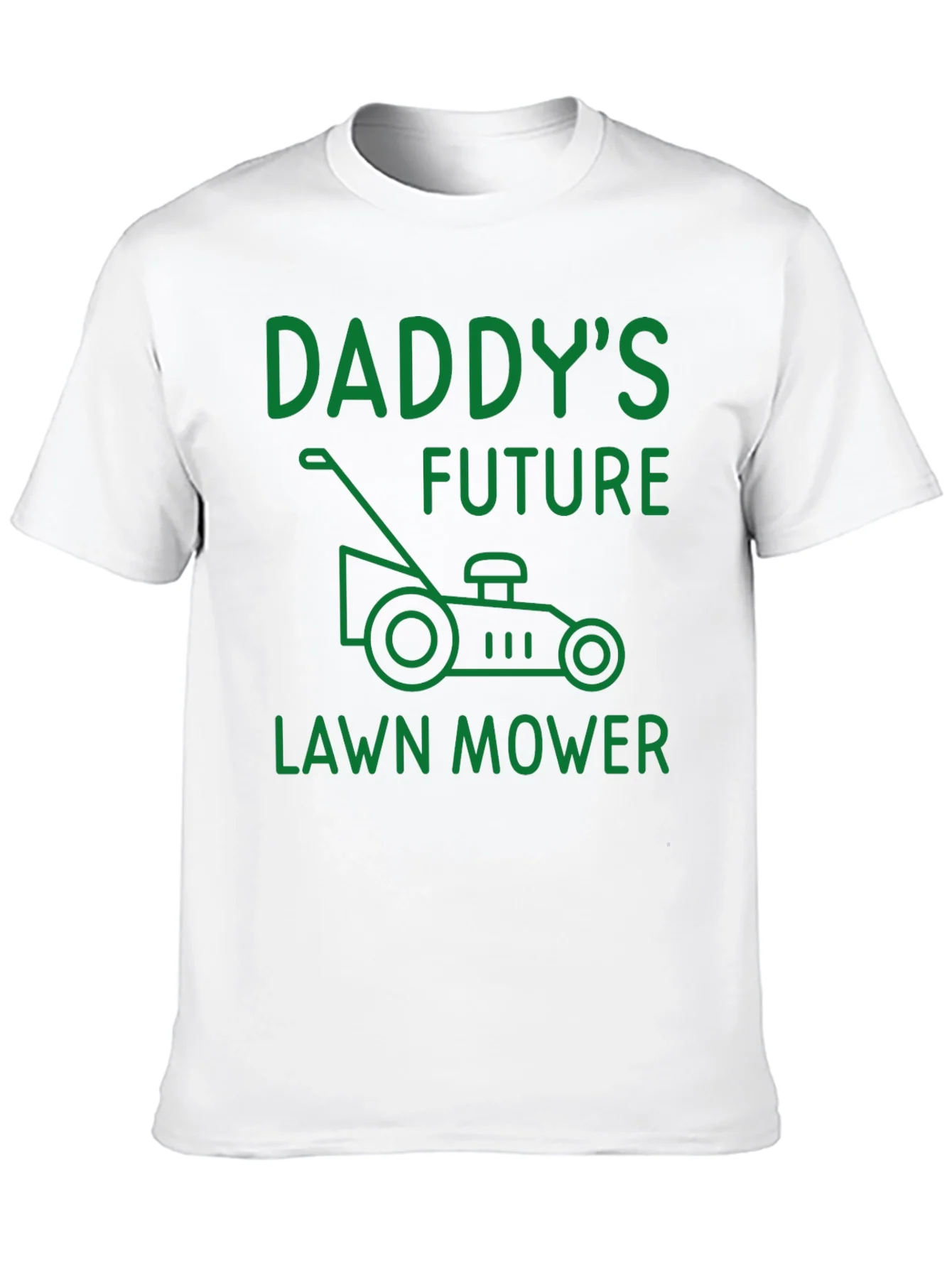 Daddys Future Lawn Mower T-Shirt - Funny Dad Gift