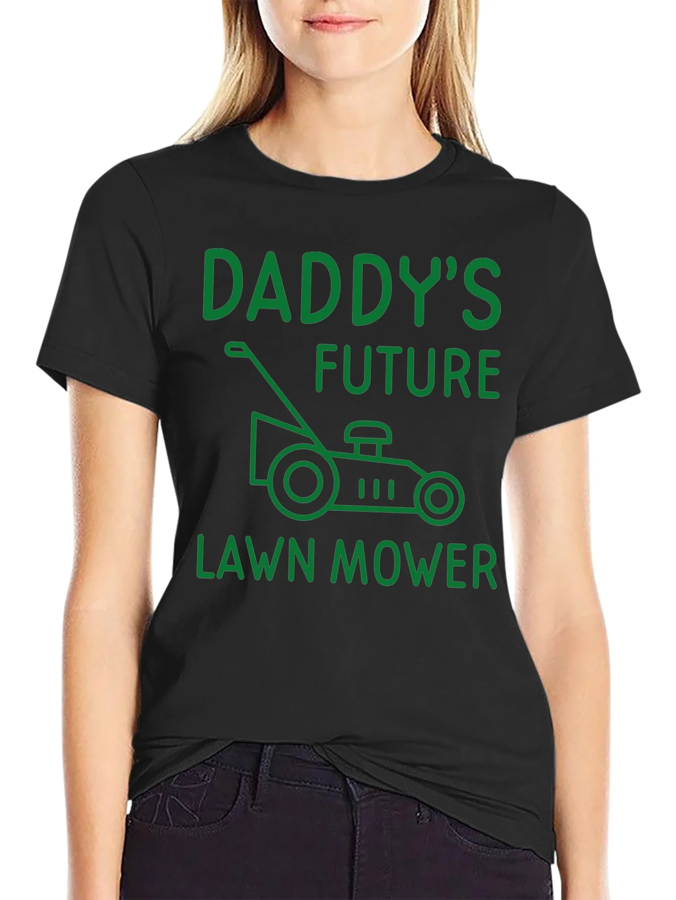 Daddys Future Lawn Mower T-Shirt - Funny Dad Gift