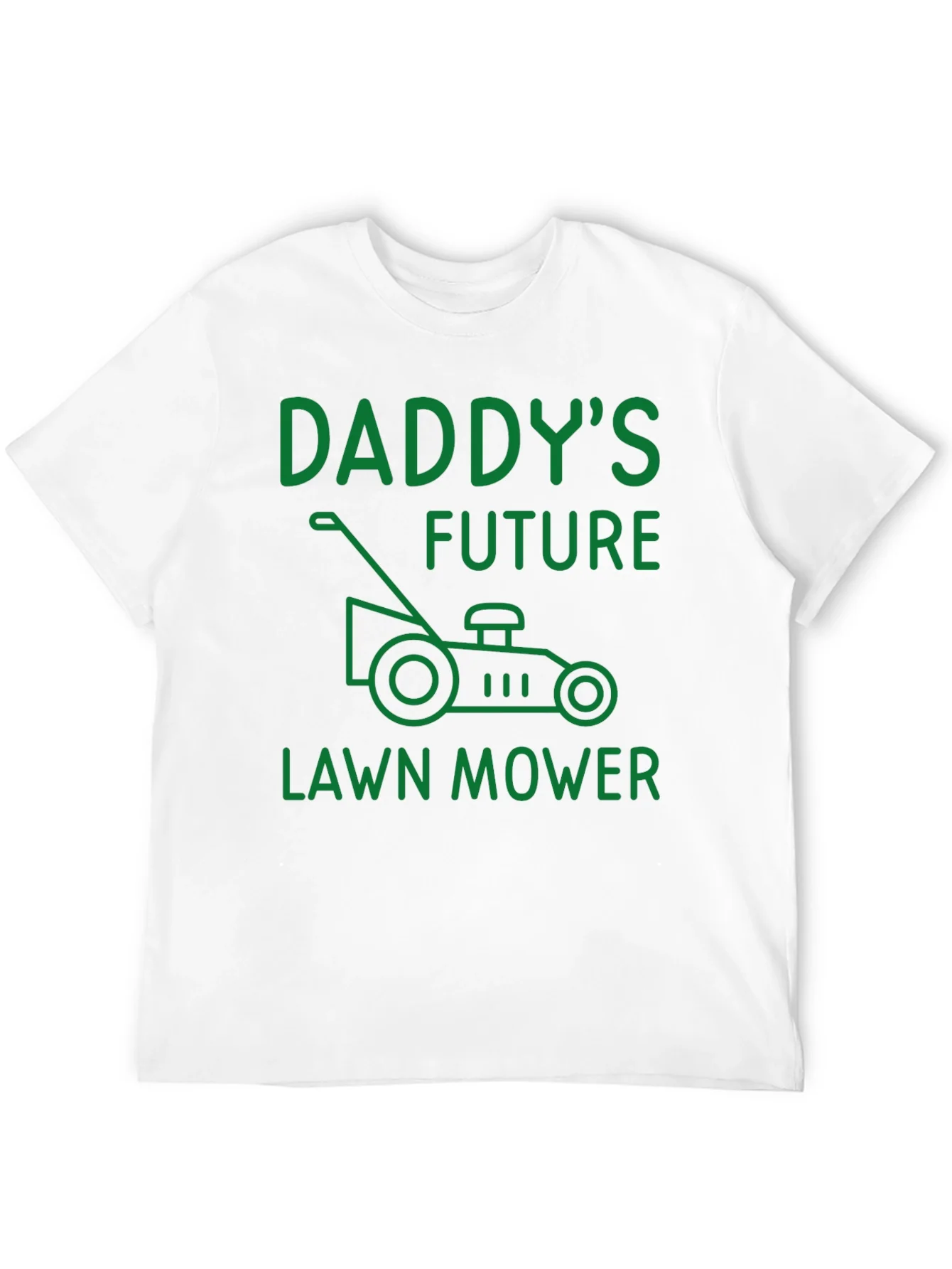 Daddys Future Lawn Mower T-Shirt - Funny Dad Gift