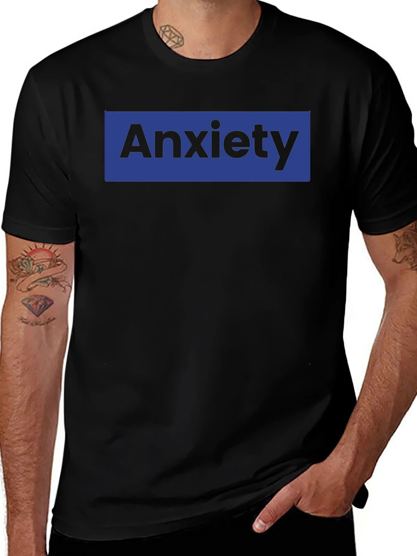 Anxiety T-Shirt - Black