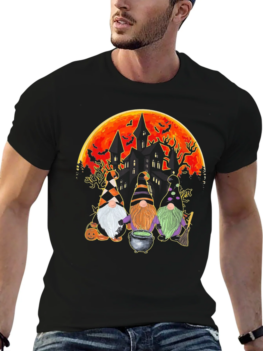 Halloween Gnomes T-Shirt: Spooky Fun!