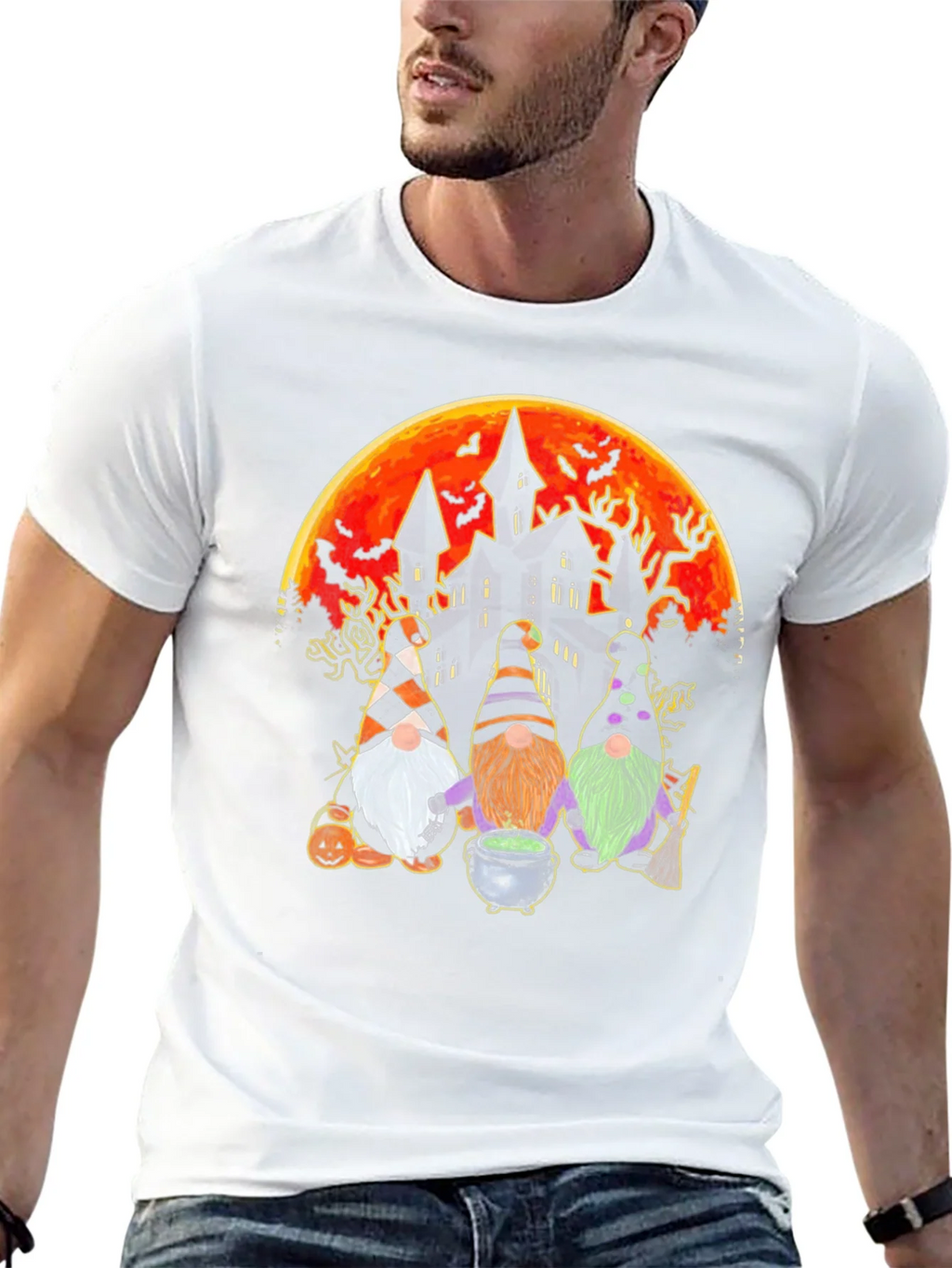 Halloween Gnomes T-Shirt: Spooky Fun!