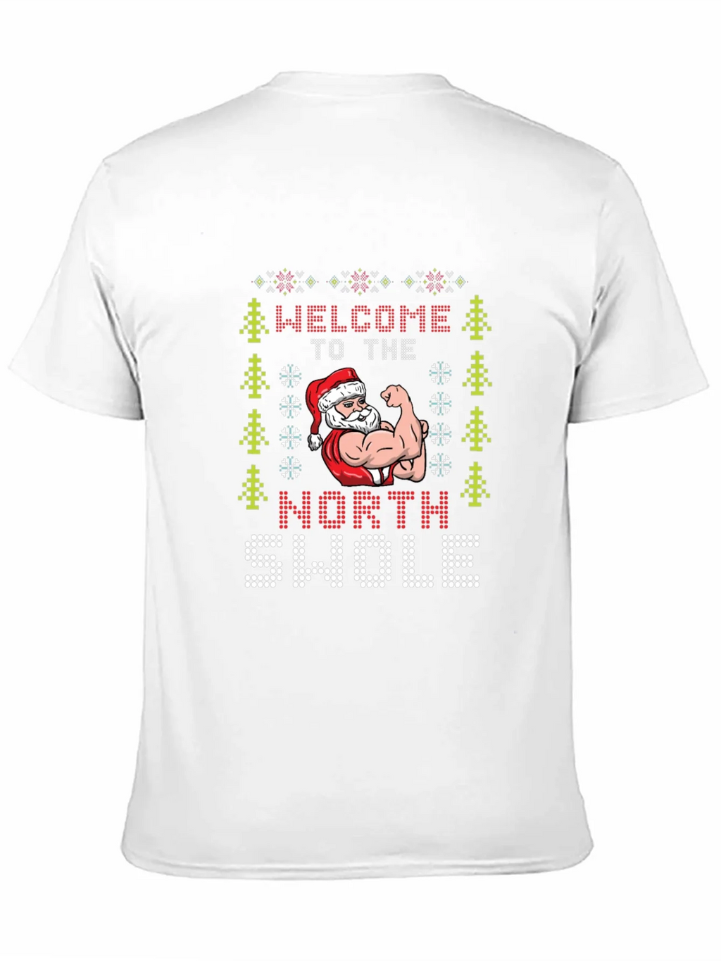 North Swole Santa Ugly Christmas T-Shirt